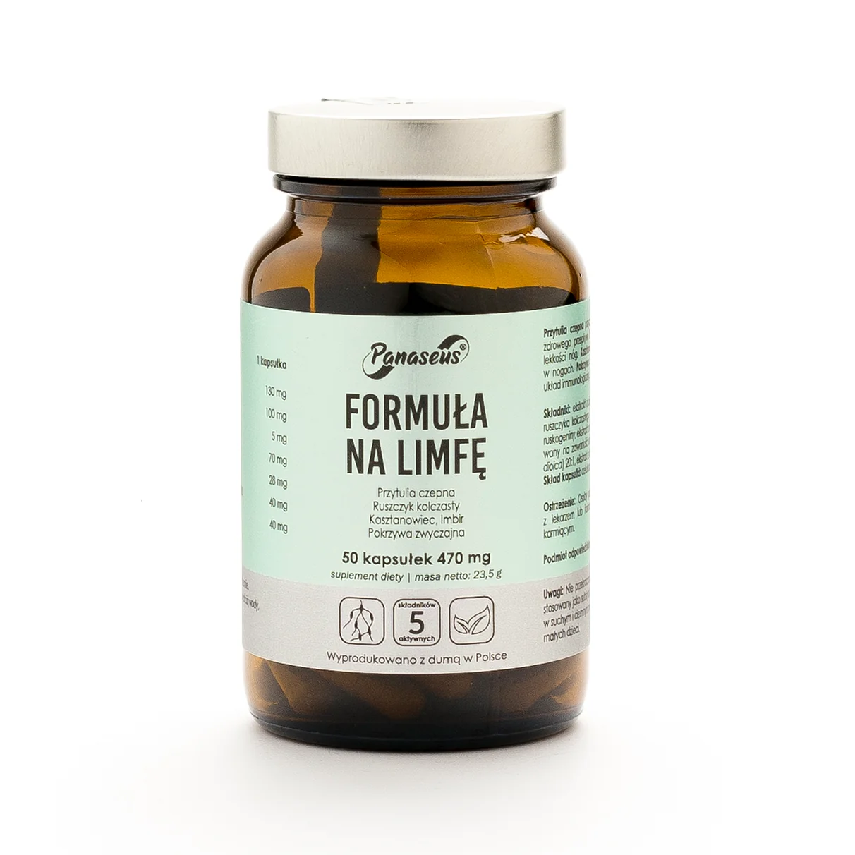 Panaseus Formuła Na Limfę 50 kapsułek