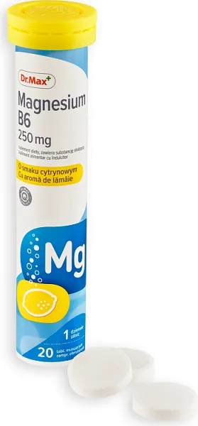 Magnesium B6 Dr.Max, 20 tabletek musujących 