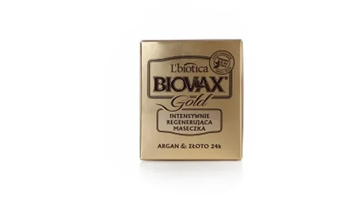 L'biotica Biovax Gold, intensywnie regenerująca maseczka do włosów, 125 ml