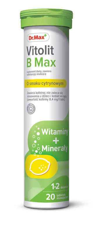Vitolit B Max Dr. Max 20 tabletek musujących