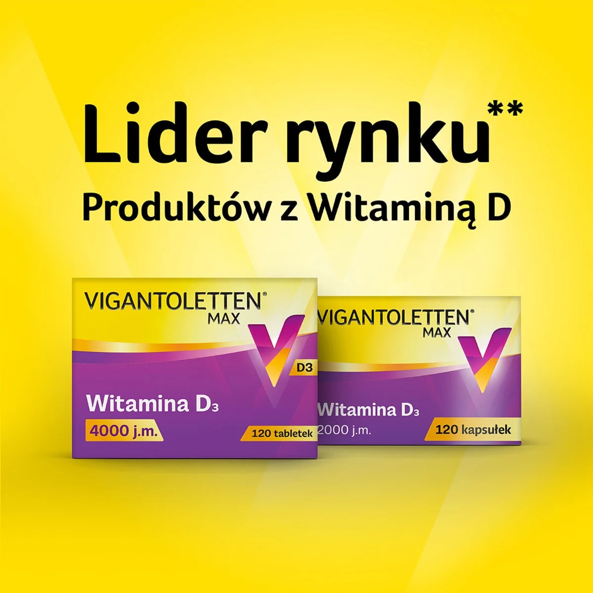 Vigantoletten Max 4000 j.m. 120 tabletek
