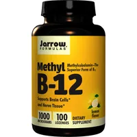 Jarrow Formulas Methyl B12, suplement diety, 100 pastylek do ssania