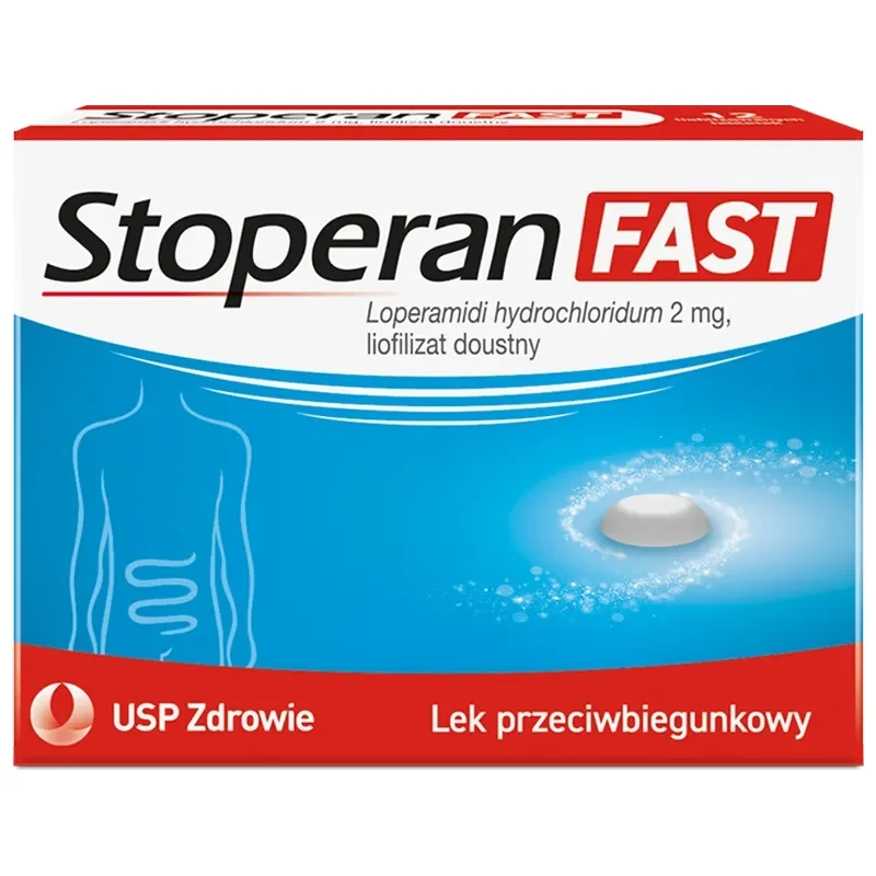 Stoperan Fast 2 mg liofilizat doustny, 12 tabletek