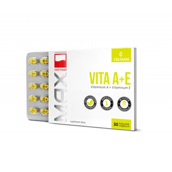 Max Vita A+E, suplement diety, 30 kapsułek 