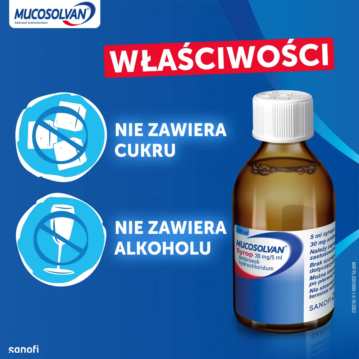 Mucosolvan, 30 mg/5 ml, syrop, 200 ml 