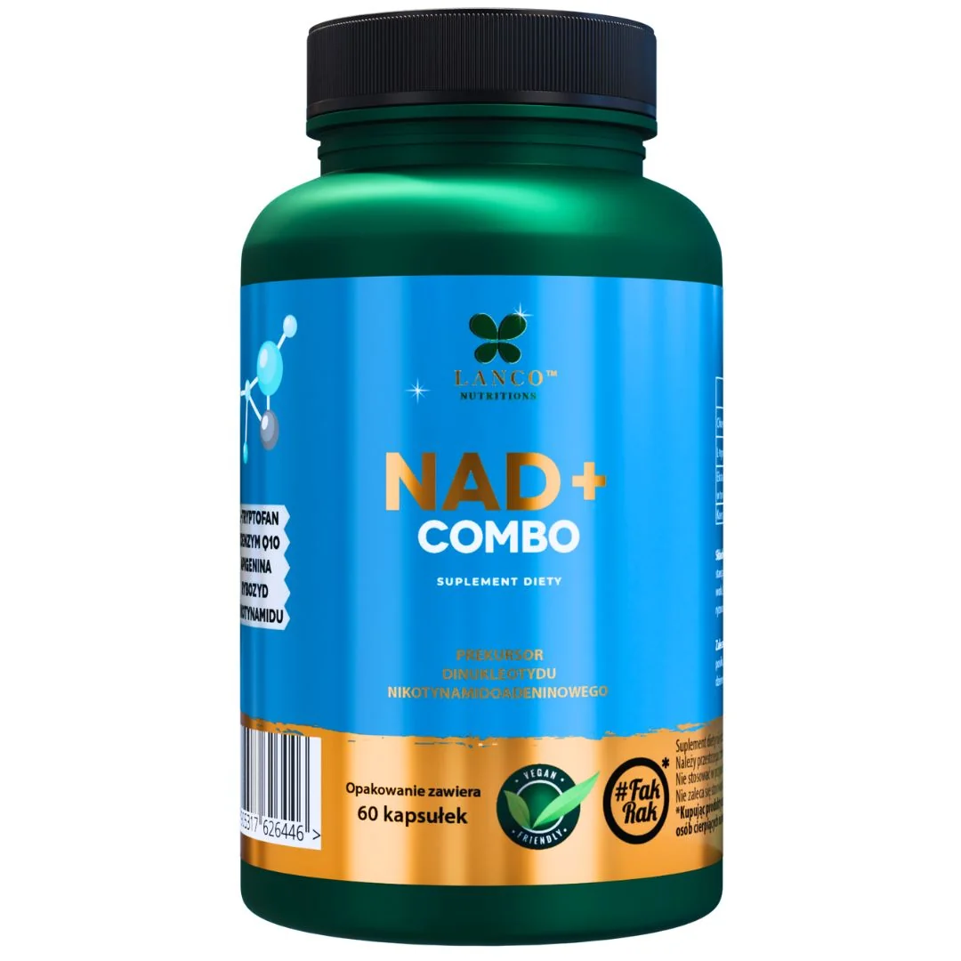 Lanco Nutritions NAD+ Combo 730 mg 60 kapsułek
