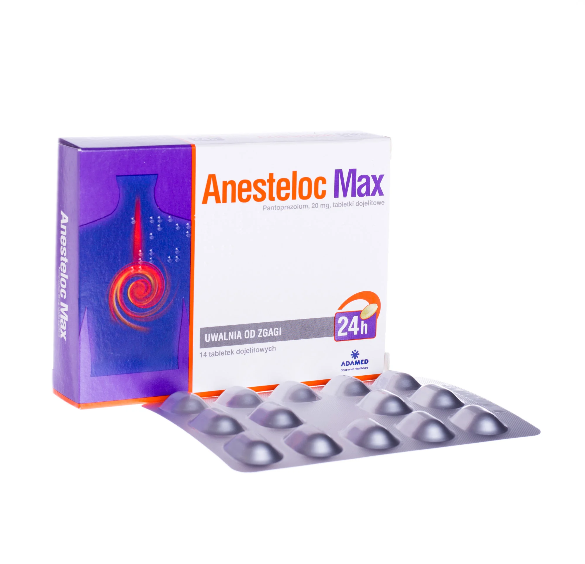 Anesteloc Max 20 mg, 14 tabletek dojelitowych 