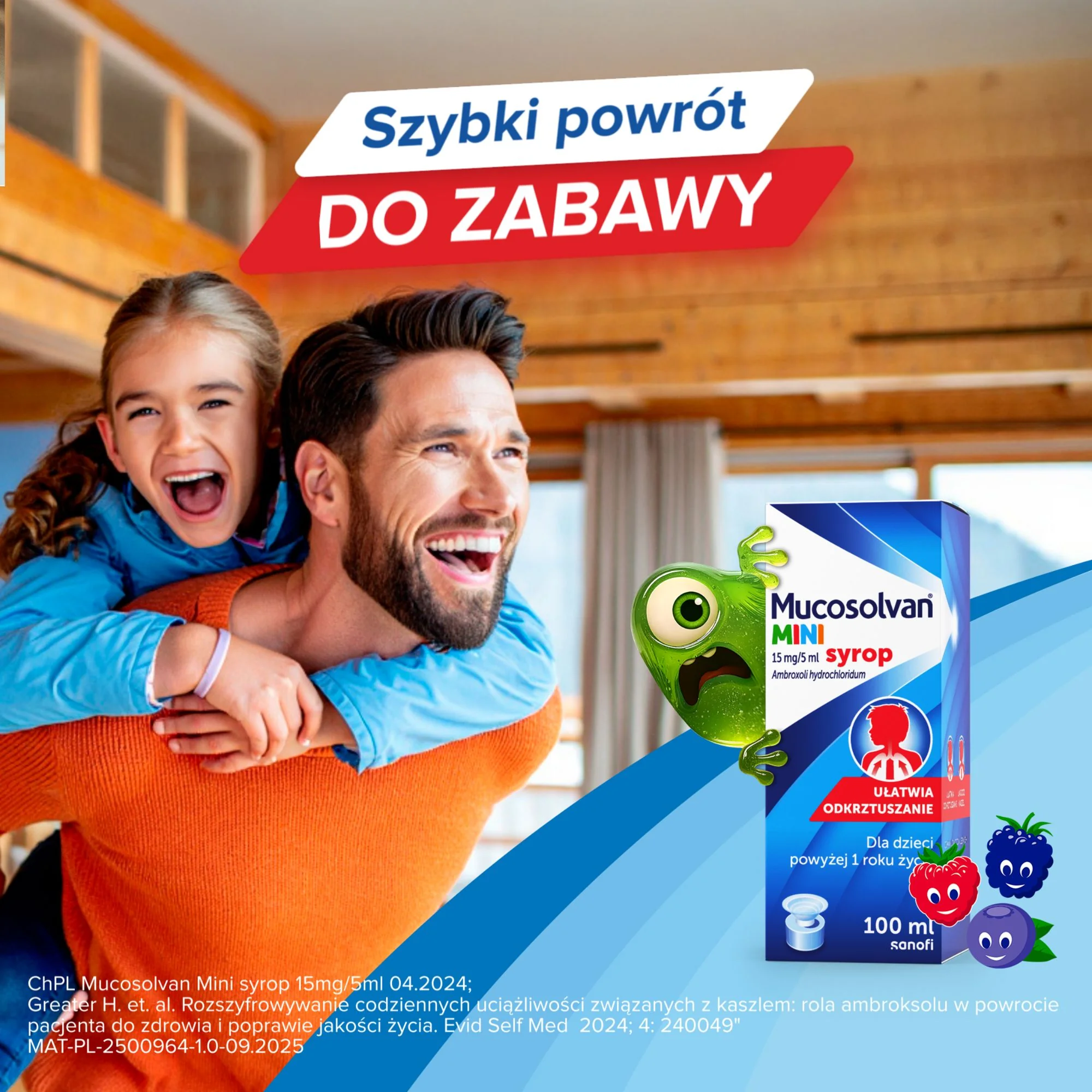 Mucosolvan Mini 15mg/5 ml, syrop, 100 ml