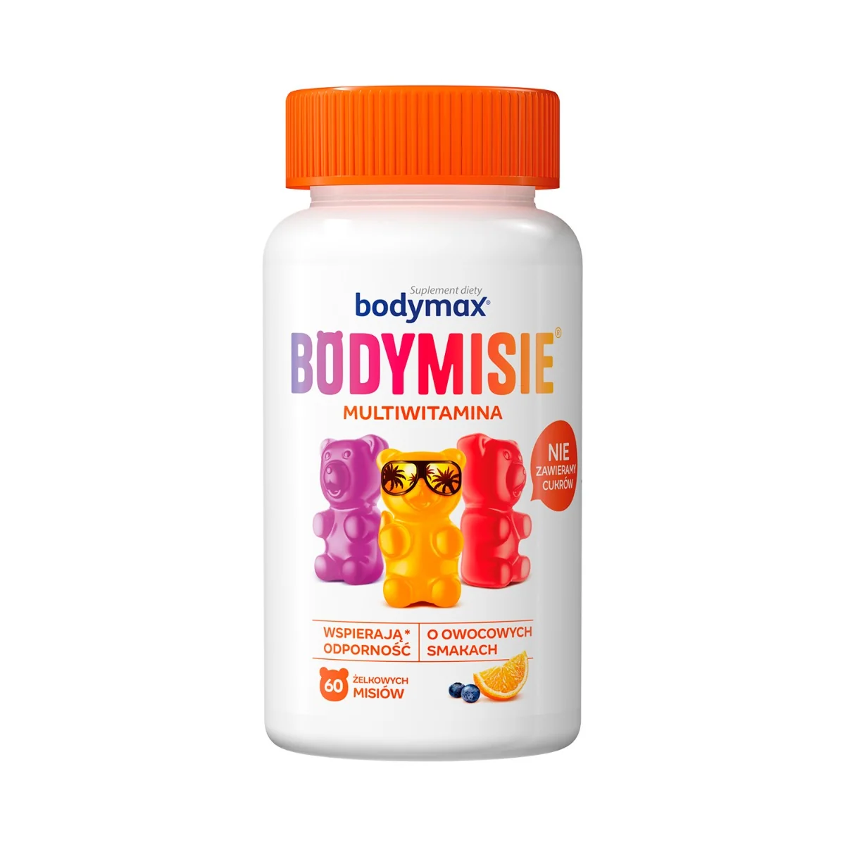 Bodymax Bodymisie smak owocowy, 60 sztuk
