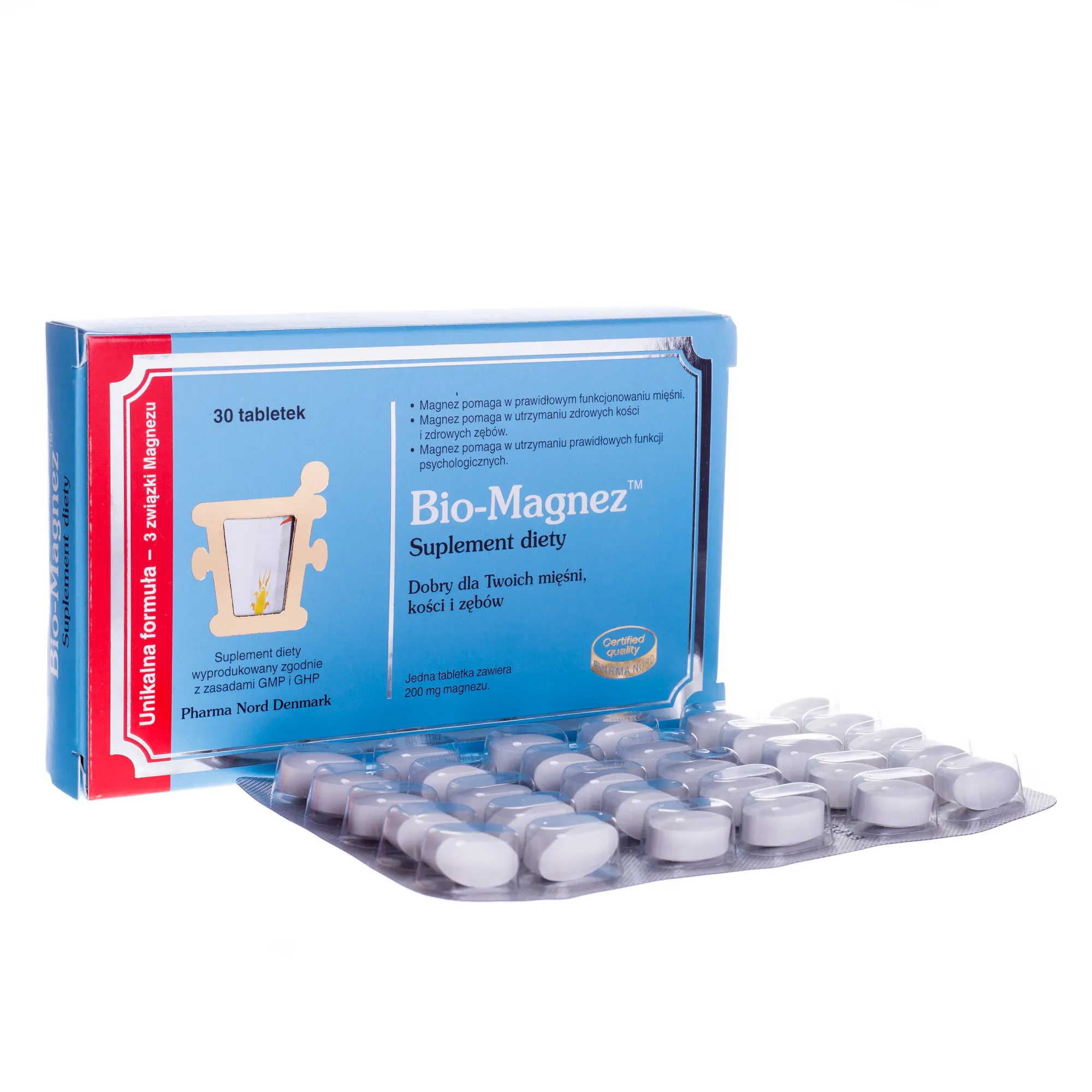 Bio-Magnez, suplement diety, 30 tabletek 