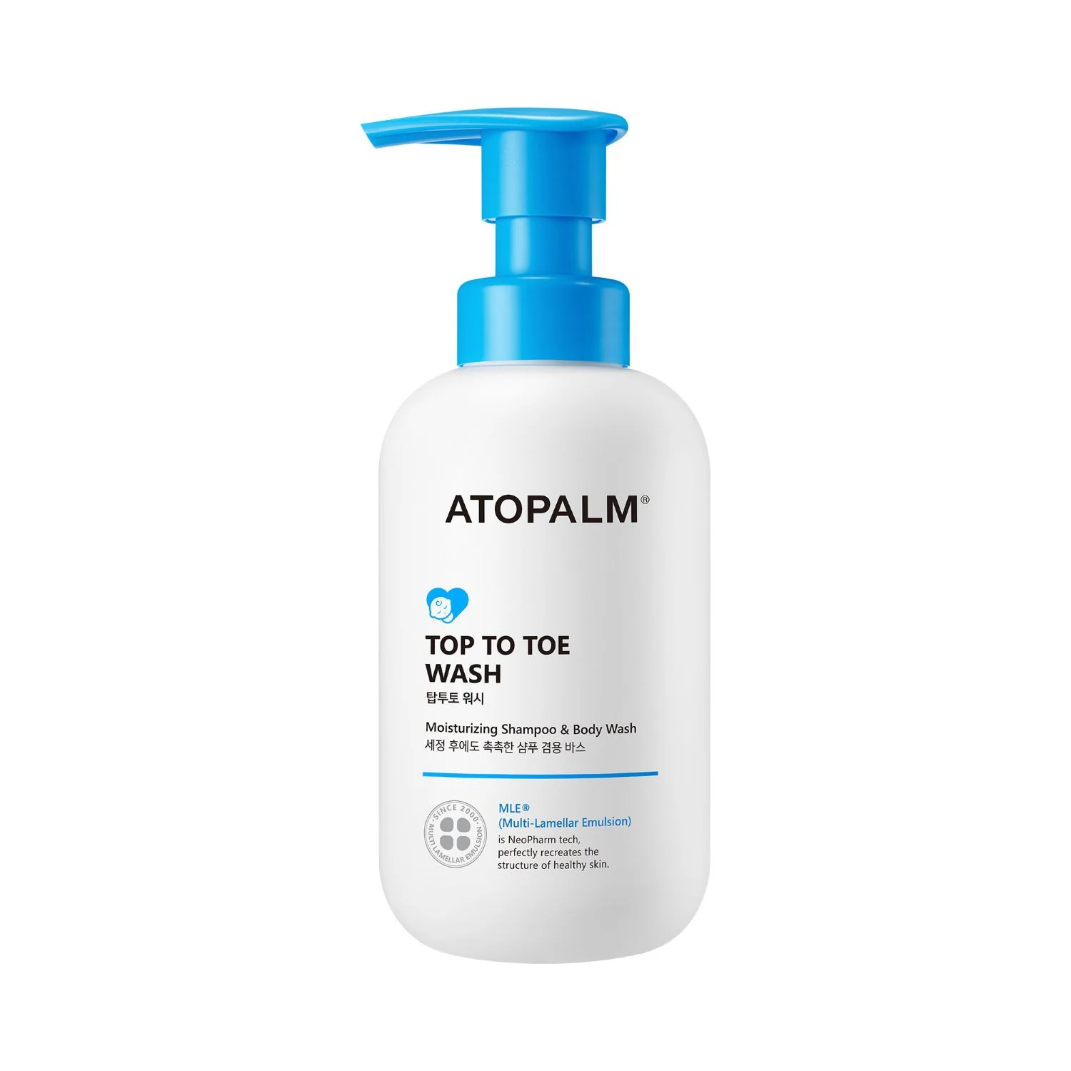 Atopalm Top to Toe Wash delikatny żel myjący dla wrażliwej skóry dzieci i niemowląt, 300 ml