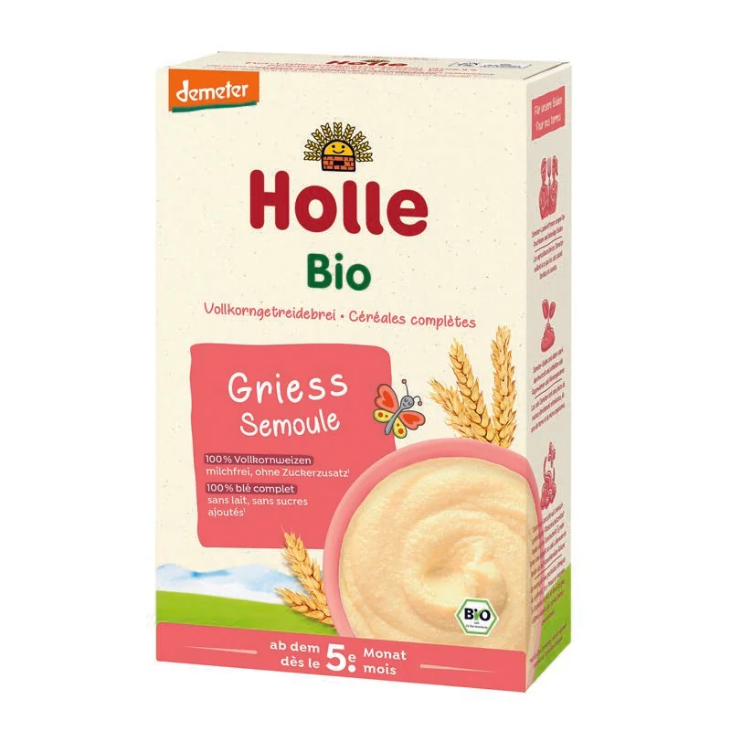 Holle BIO Demeter kaszka pszenna pełnoziarnista , 250 g