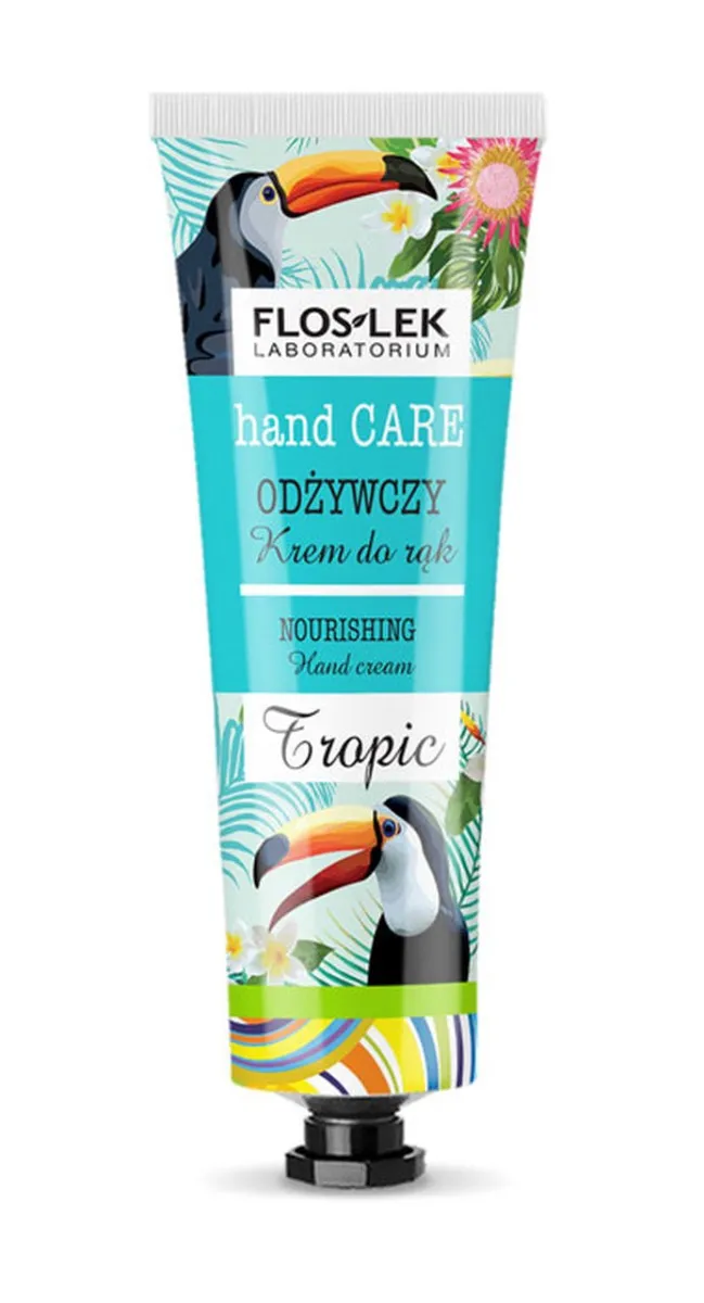 Floslek Hand Care, odżywczy krem do rąk, tropic, 50 ml