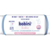 Bobini Baby Sensitive, chusteczki nawilżane z rumiankiem i aloesem, 60 sztuk