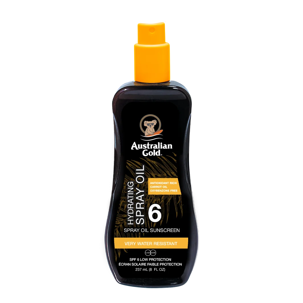 Australian Gold Carrot Intensifier Oil Spray olejek do opalania w sprayu SPF 6, 237 ml