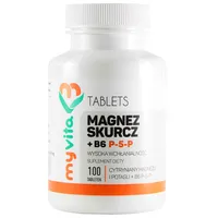 MyVita, Magnez skurcz + witamina B6 P-5-P, suplement diety, 100 tabletek