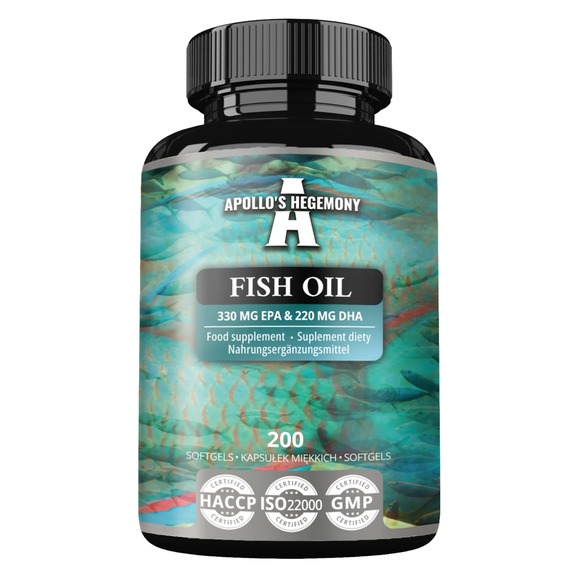 Apollo's Hegemony Fish Oil 200 kapsułek