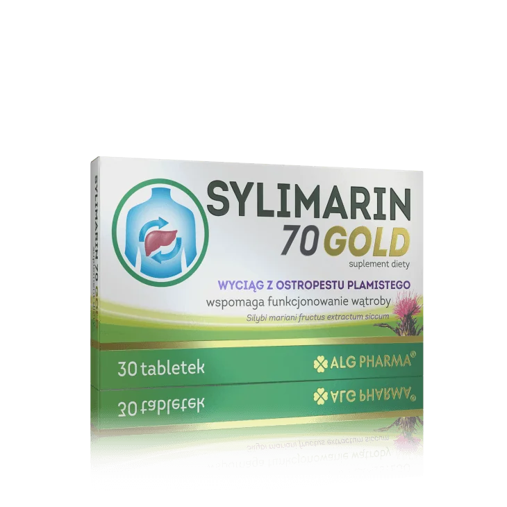Sylimarin 70 Gold suplement diety, 30 tabletek powlekanych