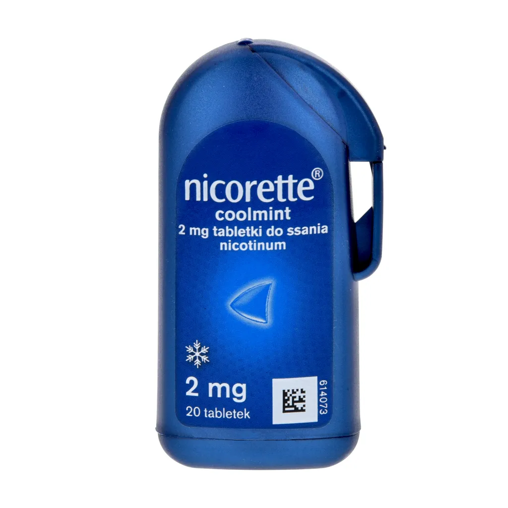 Nicorette Coolmint, 2mg, 20 tabletek 