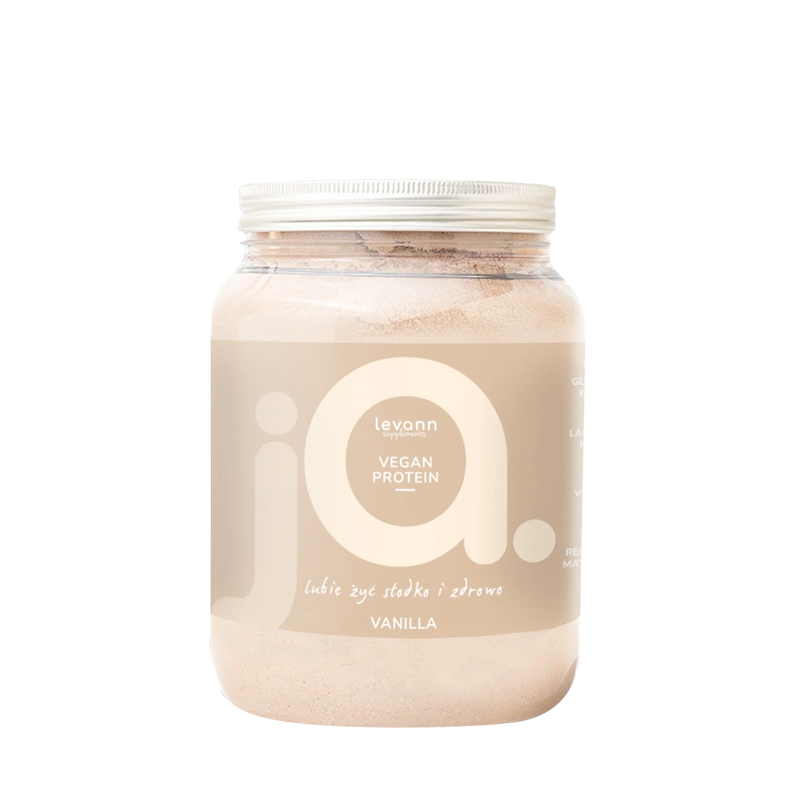 Levann jA Vegan Protein białko wegańskie waniliowe, proszek, 500 g