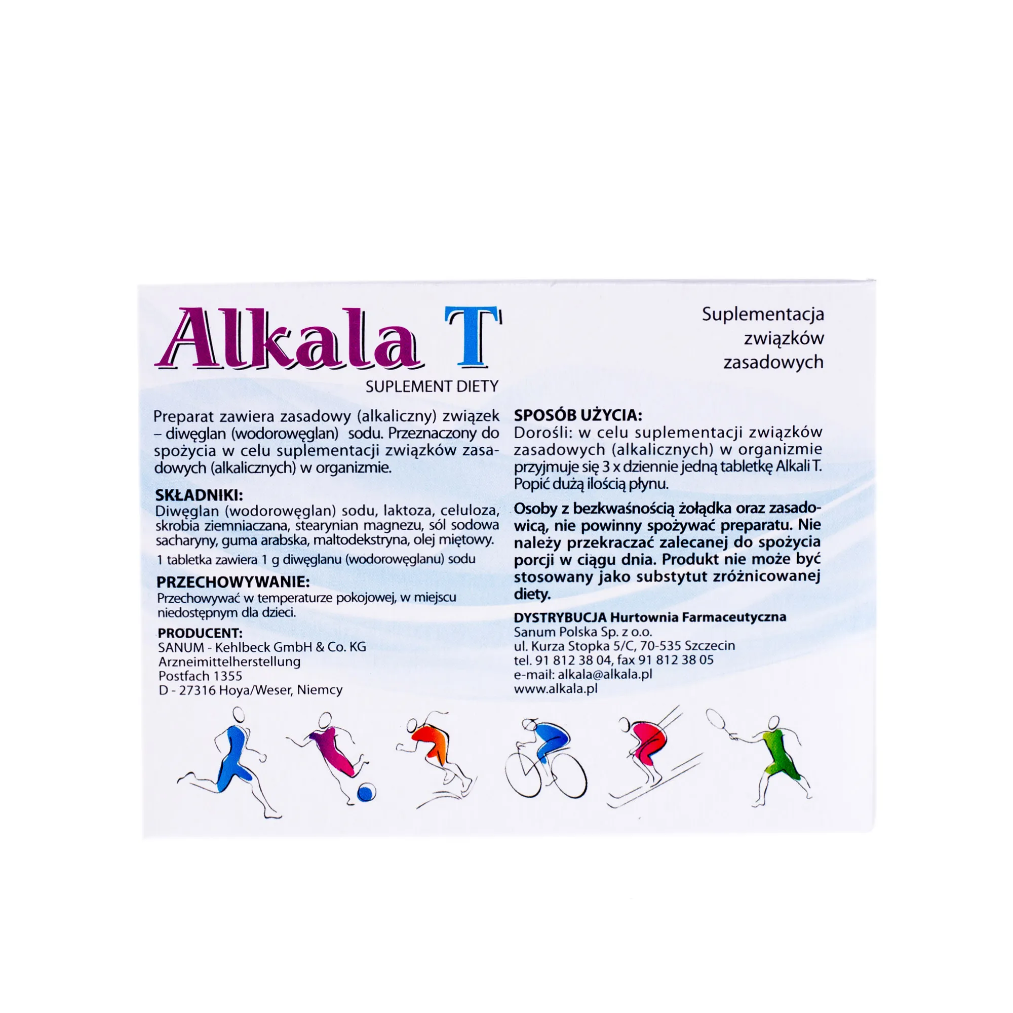 Alkala T Tabletki, syplement diety, 100 tabletek 