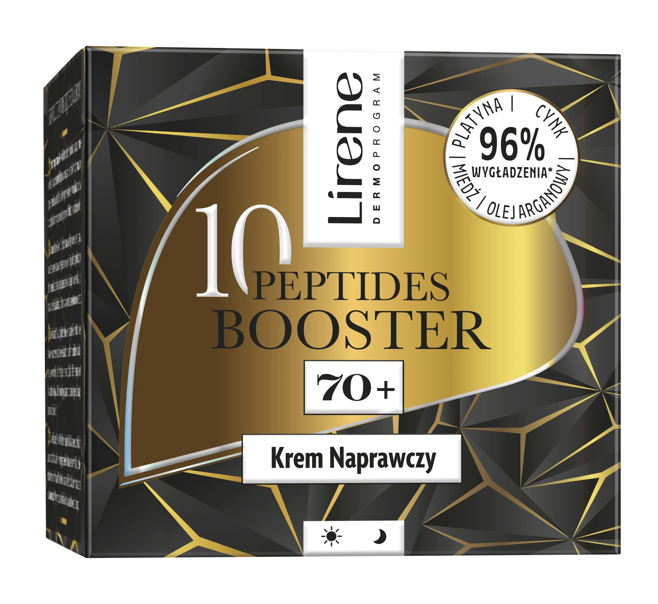 Lirene 10 PEPTIDES BOOSTER krem naprawczy 70+, 50 ml