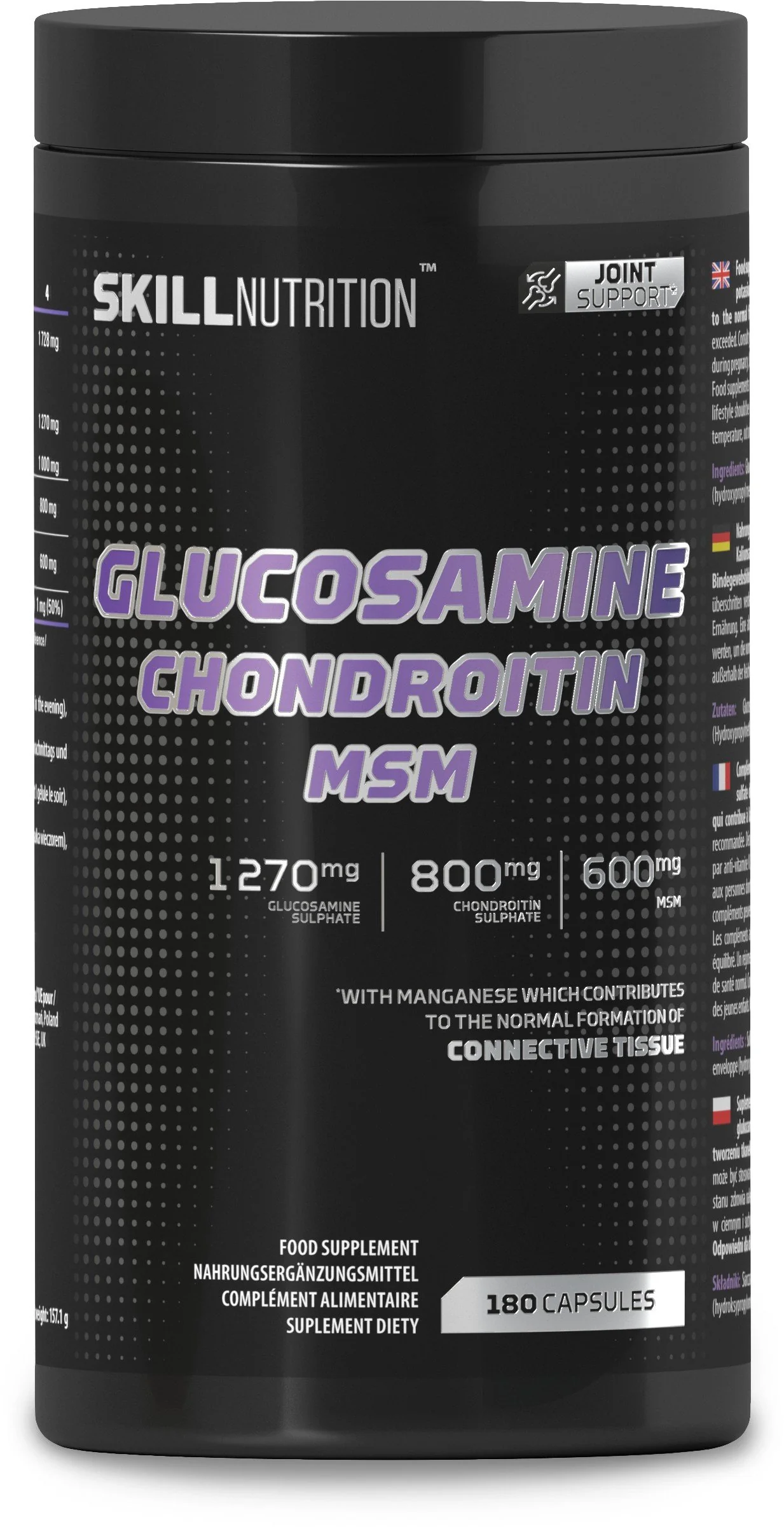 Skill Glukozamina Chondroityna MSM 180 kapsułek