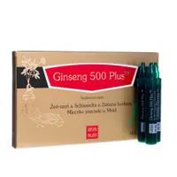 Ginseng 500 Plus,, 10 fiolek x 10 ml