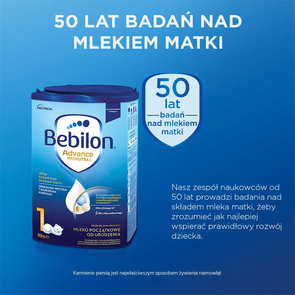 Bebilon 1 Pronutra-Advance, mleko początkowe od urodzenia, 800 g 