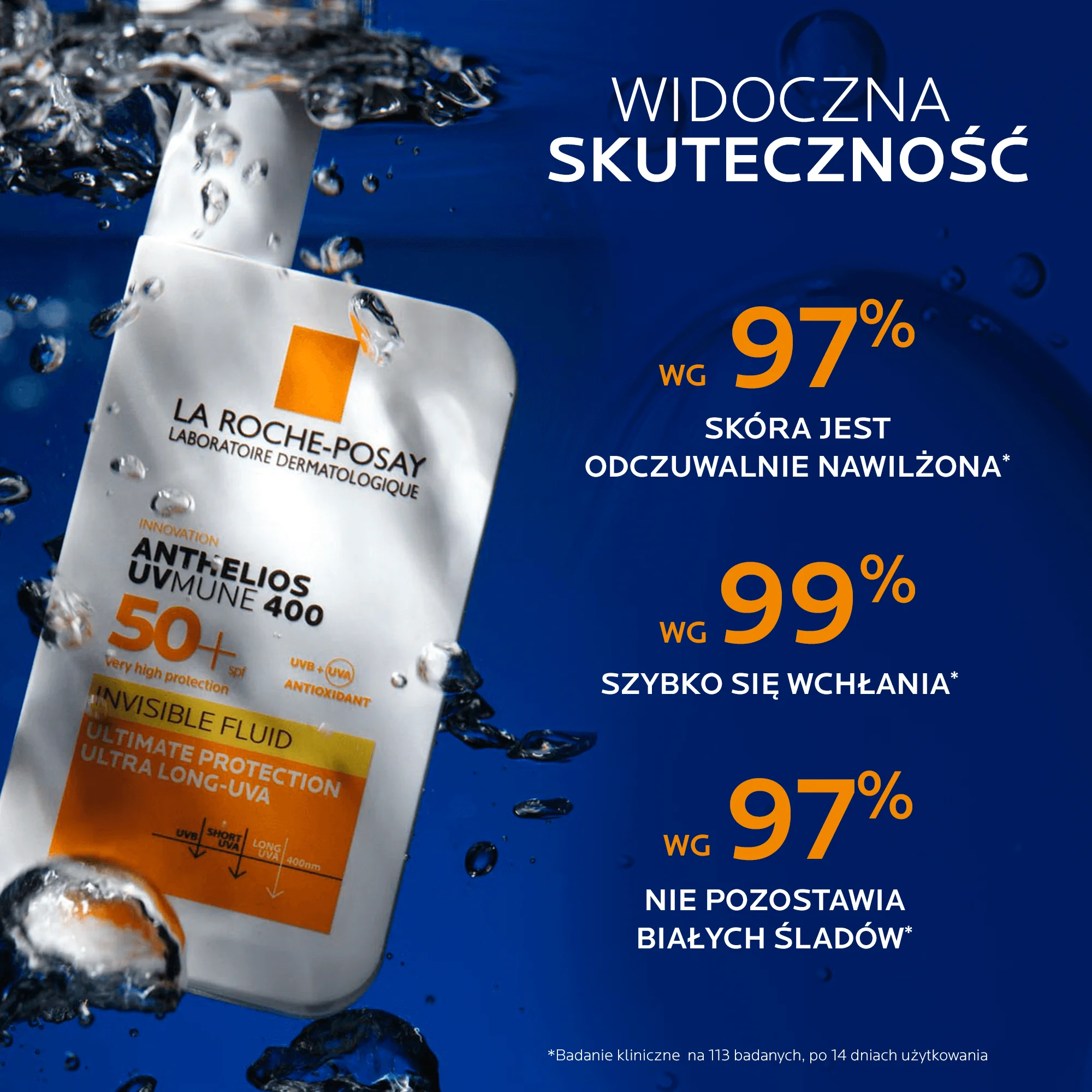 La Roche-Posay Anthelios UVMune 400 niewidoczny fluid SPF 50+, 50 ml