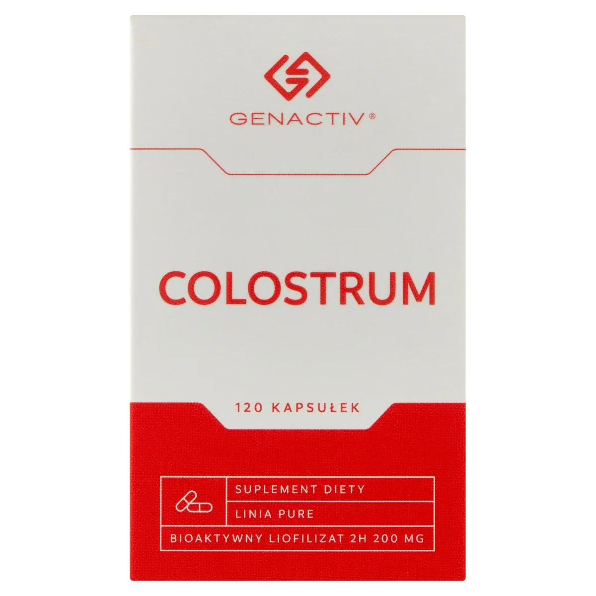 Colostrum Genactiv 120 kapsułek