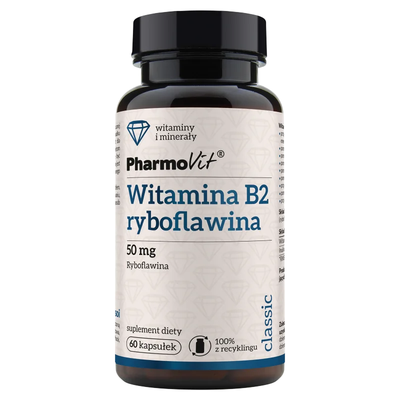 Pharmovit Witamina B2 60 kapsułek