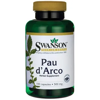 Swanson Pau d`Arco, suplement diety, 100 kapsułek 
