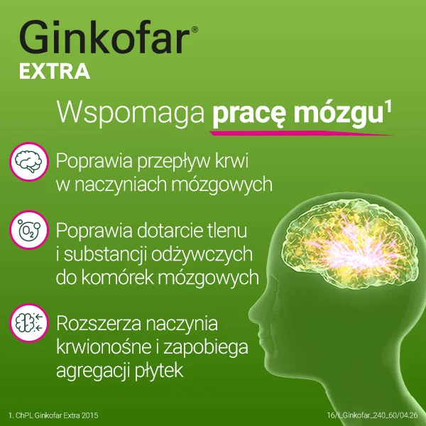 Ginkofar Extra 240 mg 60 tabletek
