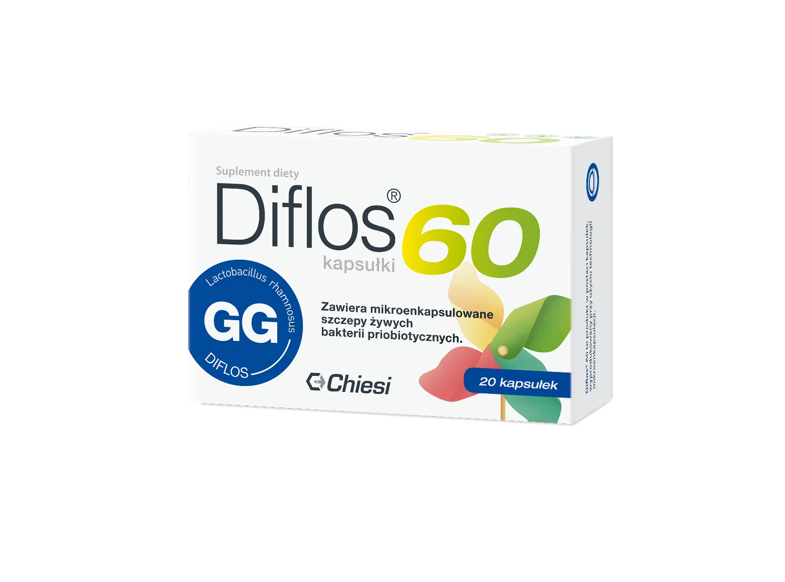 Diflos 60 suplement diety, 20 kapsułek