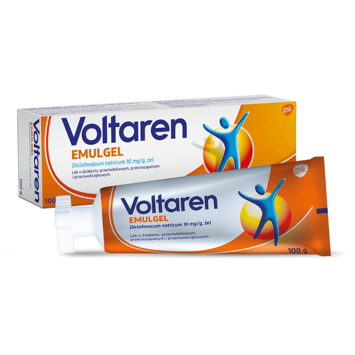 Voltaren Emulgel, 10 mg/g, żel, 100 g
