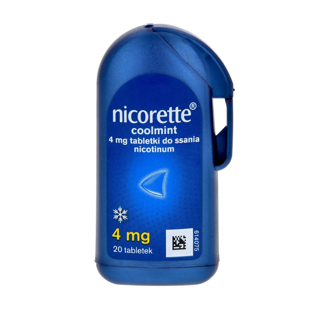 Nicorette Coolmint, 4 mg. 20 tabletek 