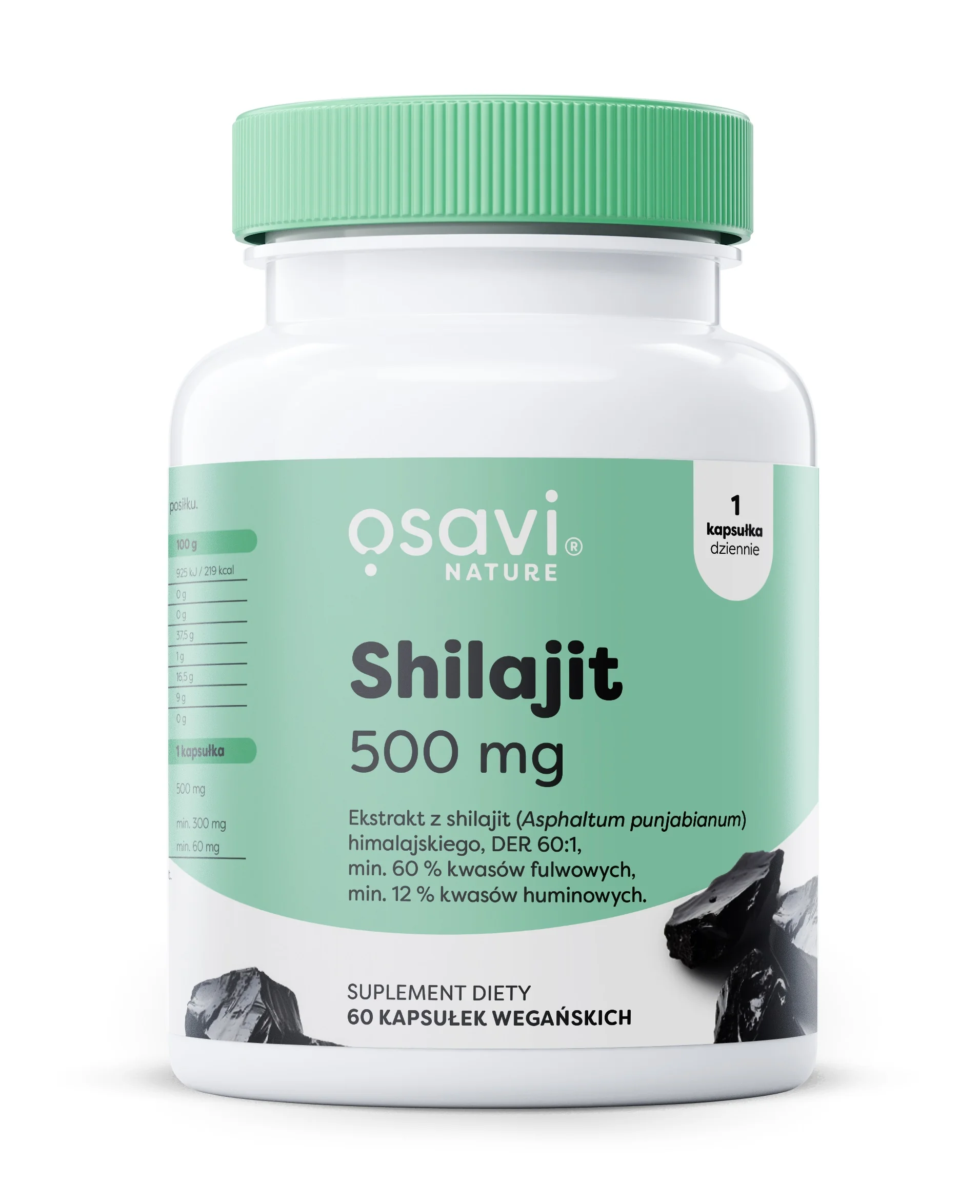 Osavi Shilajit 500 mg 60 kapsułek wegańskich