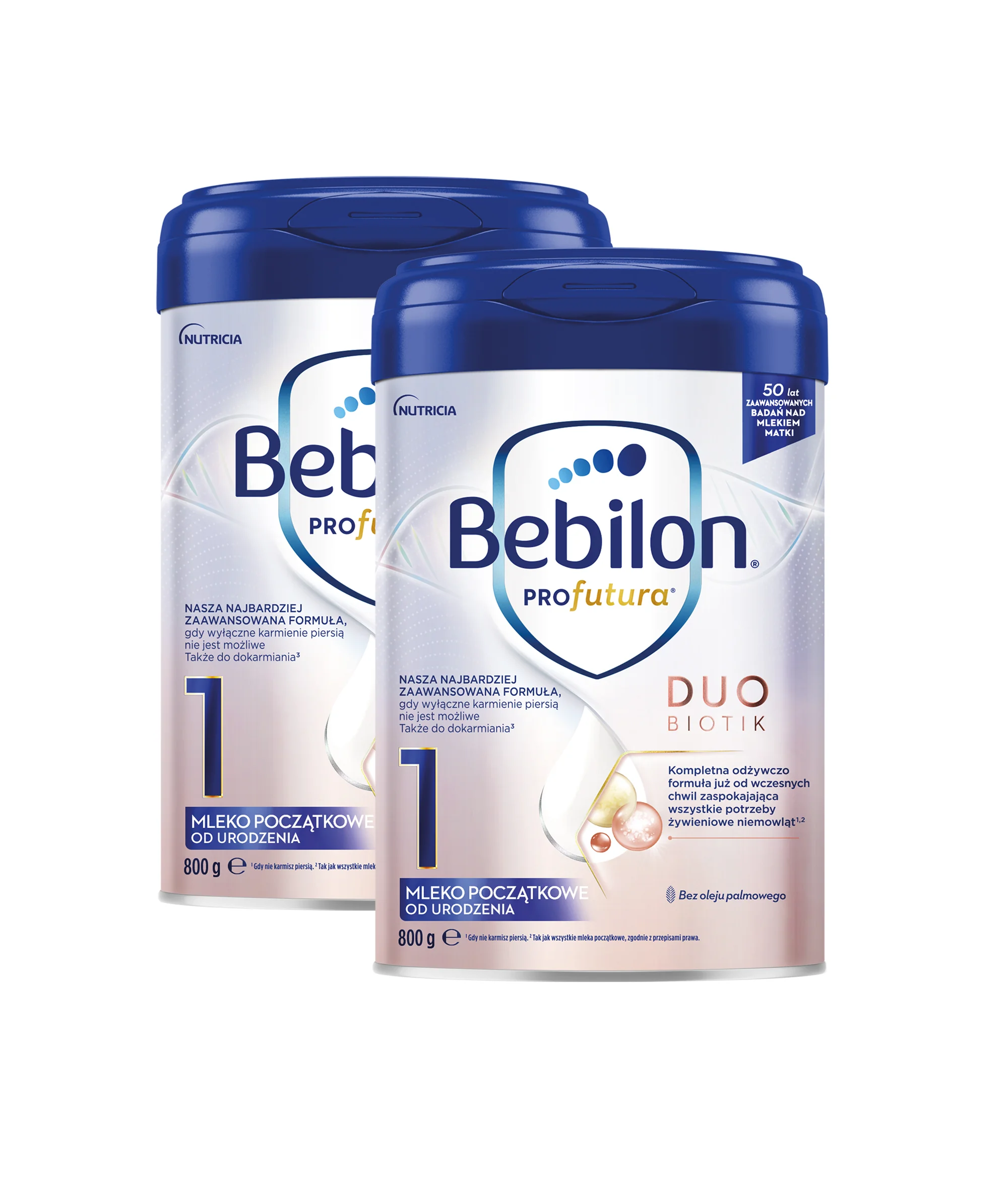 Bebilon Profutura DuoBiotik 1 mleko początkowe, od urodzenia, 2 x  800 g
