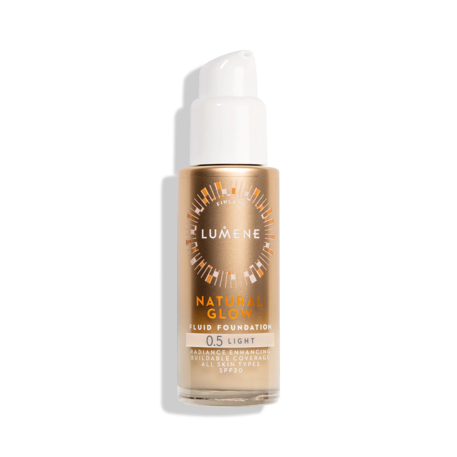 Lumene Natural Glow podkład rozświetlający 0.5 Light SPF 20, 30 ml