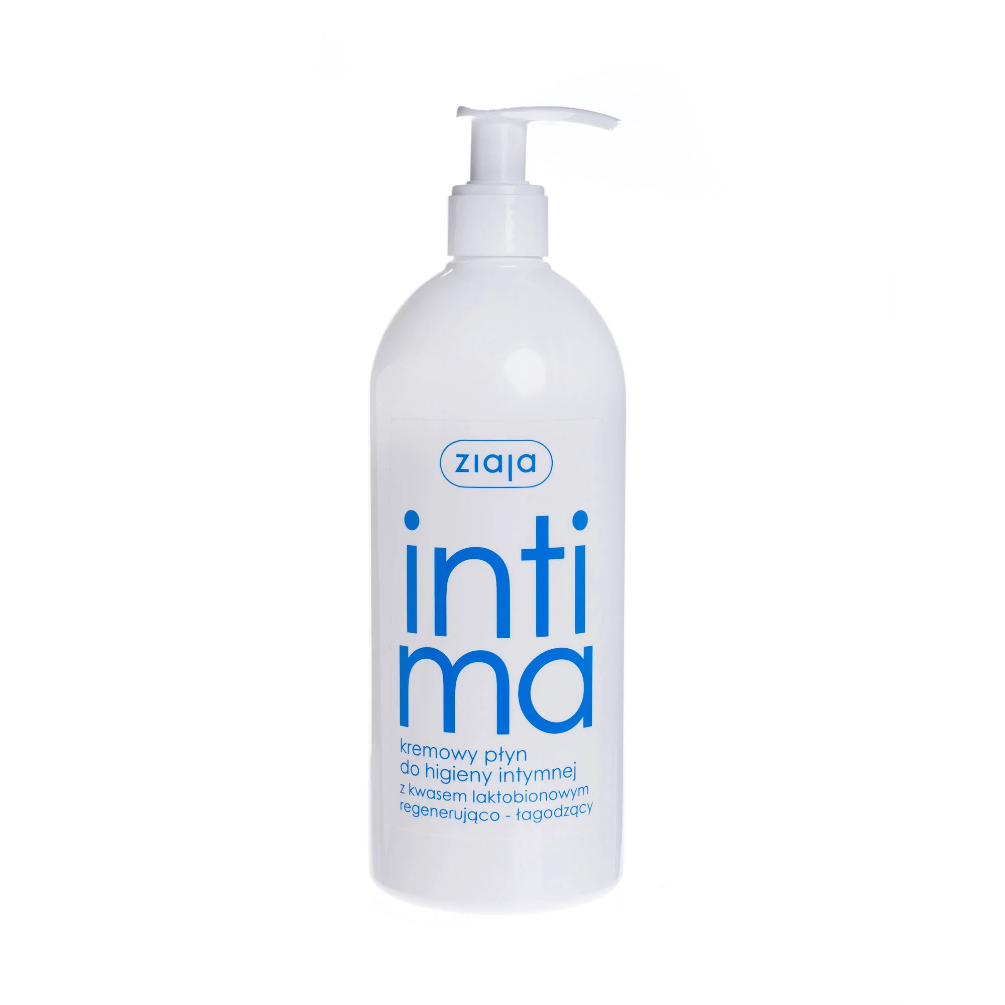 Ziaja Intima kremowy płyn do higieny intymnej z kwasem laktobionowym, 500 ml