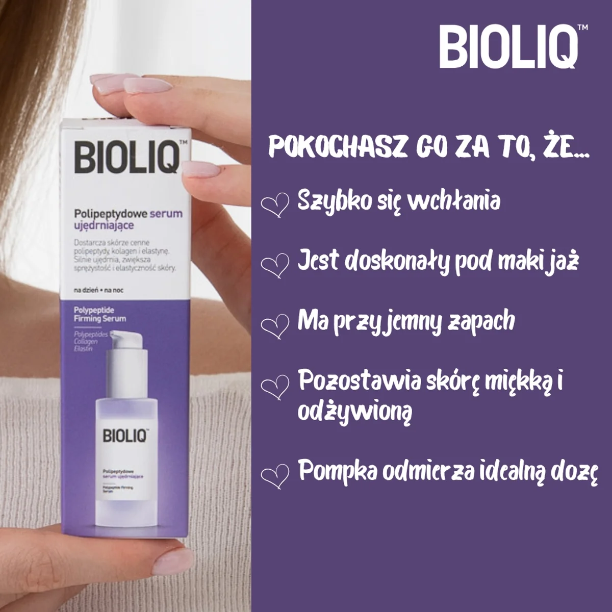 Bioliq polipeptydowe serum ujędrniające, 30 ml