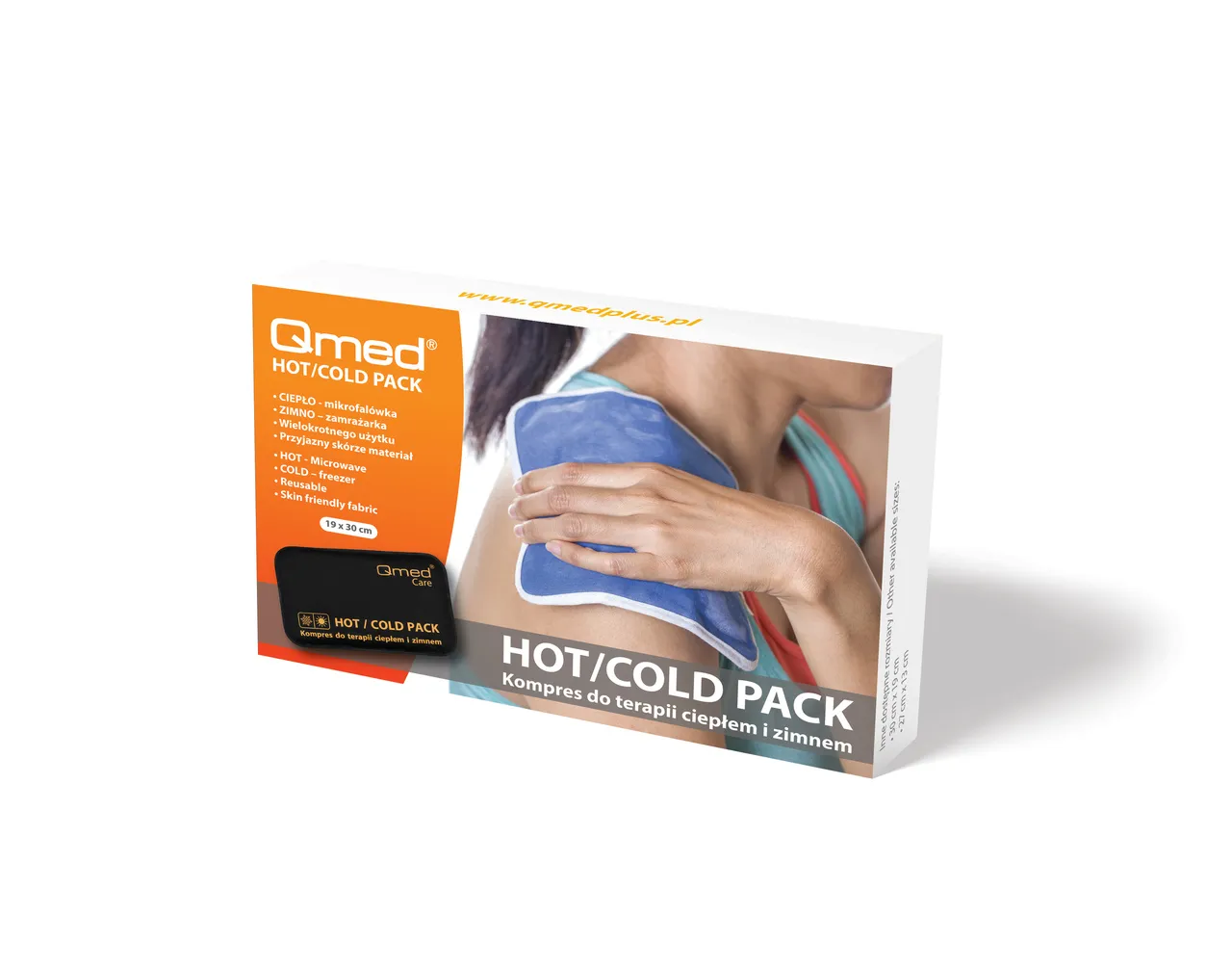Qmed Hot Cold Pack kompres do terapii ciepłem i zimnem 20x30 cm, 1 szt. 