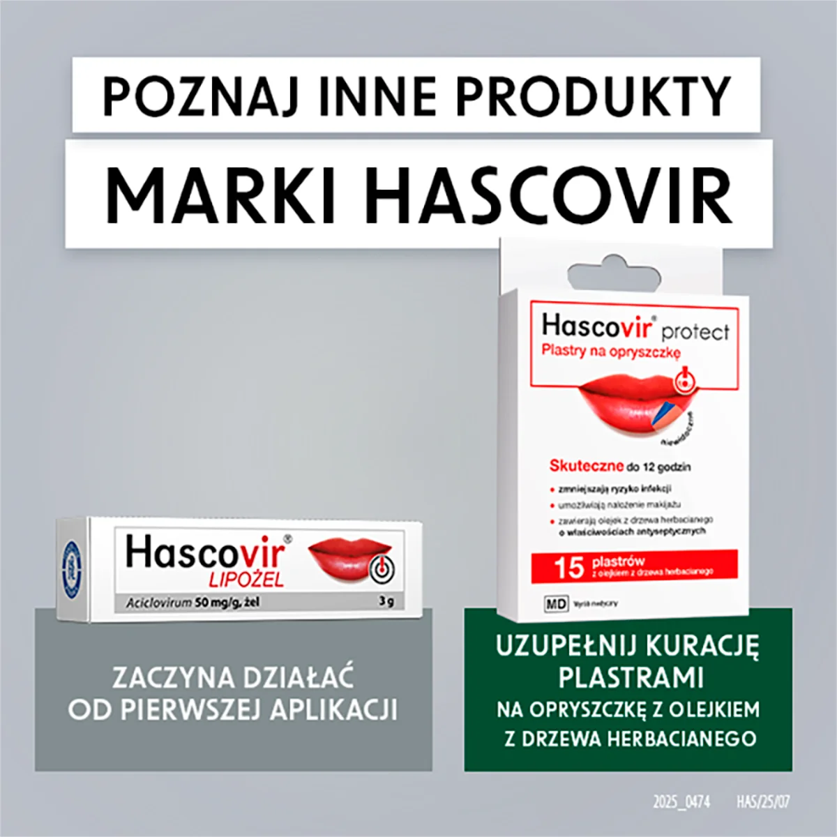 Hascovir Control Max 400 mg, 30 tabletek