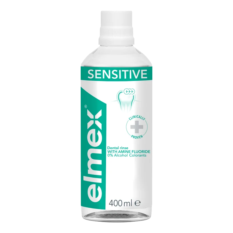 Elmex Sensitive płyn do płukania jamy ustnej, 400 ml 