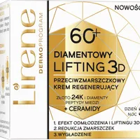 Lirene Diamentowy Lifting 3D przeciwzmarszczkowy krem regenerujący 60+, 50 ml