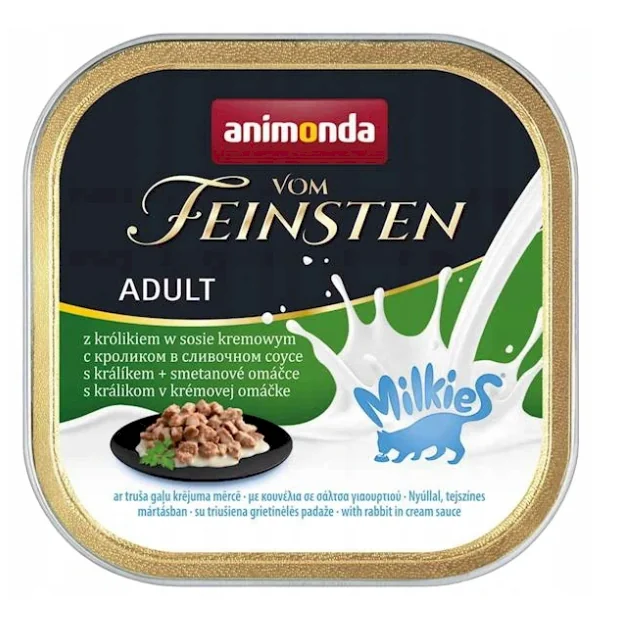 Animonda Vom Feinsten Adult Milkies Królik w śmietankowym sosie 100 g
