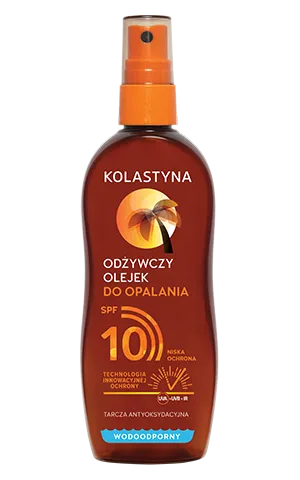 Kolastyna odżywczy olejek do opalania SPF 10, 150 ml