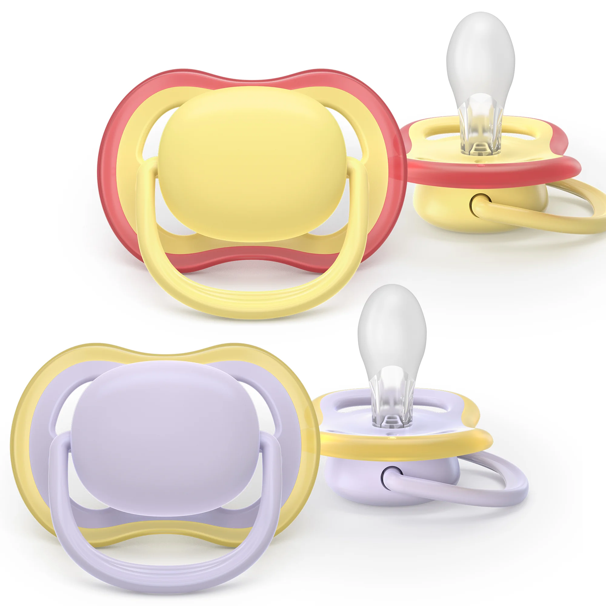 Philips Avent Ultra Air ortodontyczny smoczek uspokajający 0-6 m, 2 sztuki