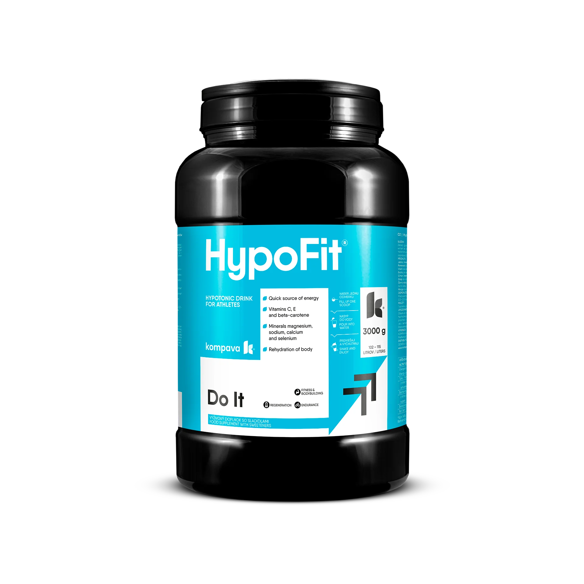 Kompava HypoFit hipotonik pomarańcza, 3000 g